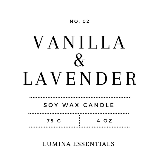 Vanilla & Lavender Candle