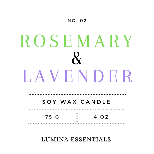 Rosemary & Lavender Candle